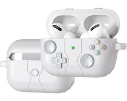 Coverzs Siliconen 'Gamer' hoesje geschikt voor AirPods 4 - Beschermhoesje - Stijlvolle bescherming