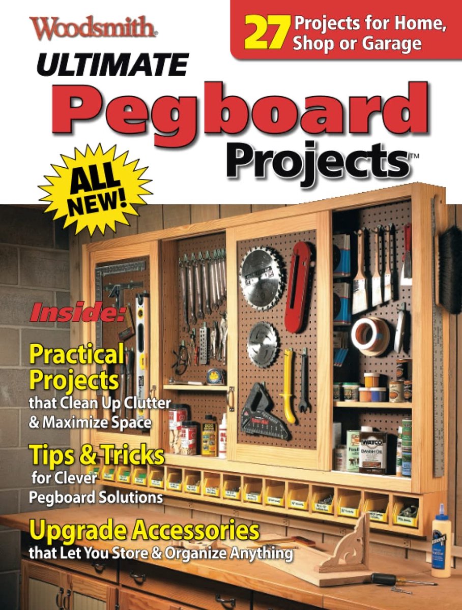 Pegboard Projecten - Opberg Oplossingen - Werkplaats Inrichten - Veelzijdige Ideeën - 20 x 27 cm