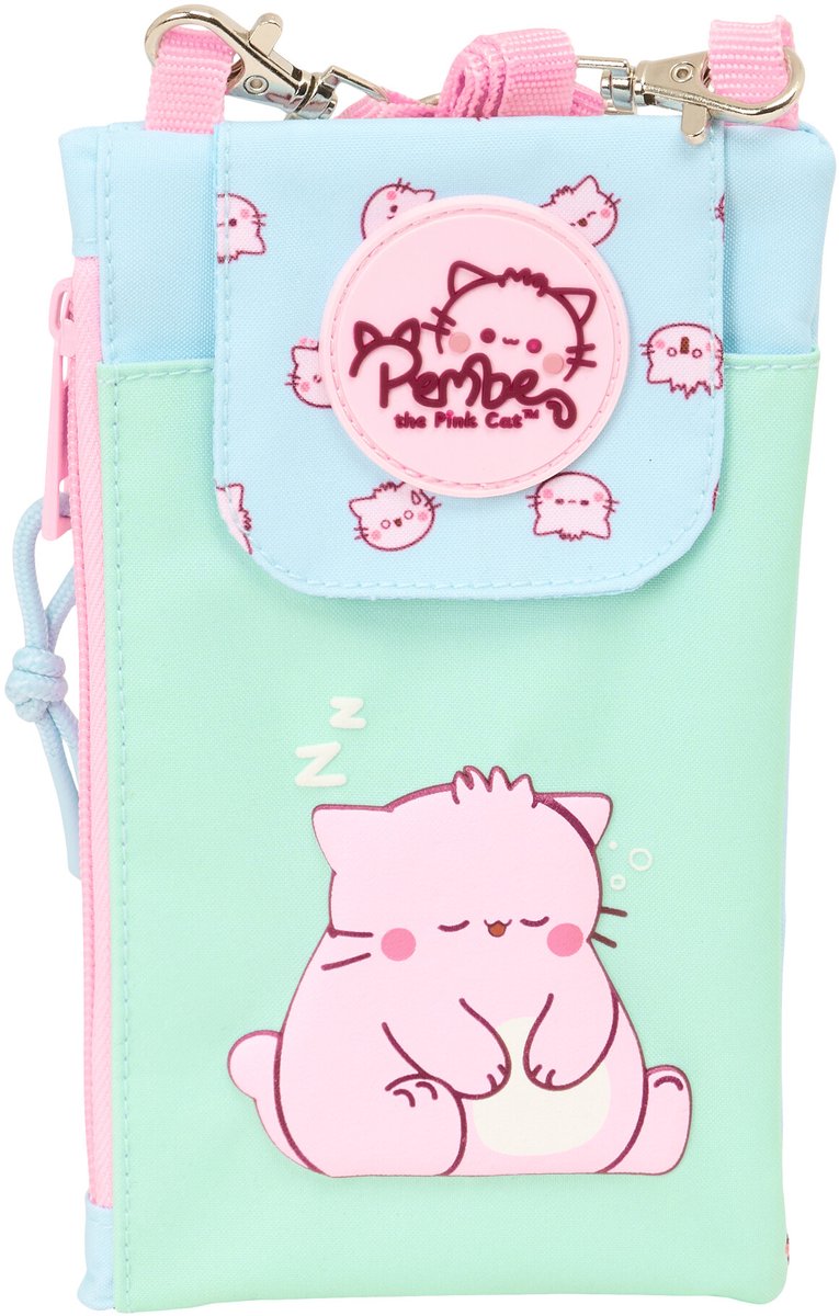 Pembe Mobieltasje - 19 x 10 cm - Polyester