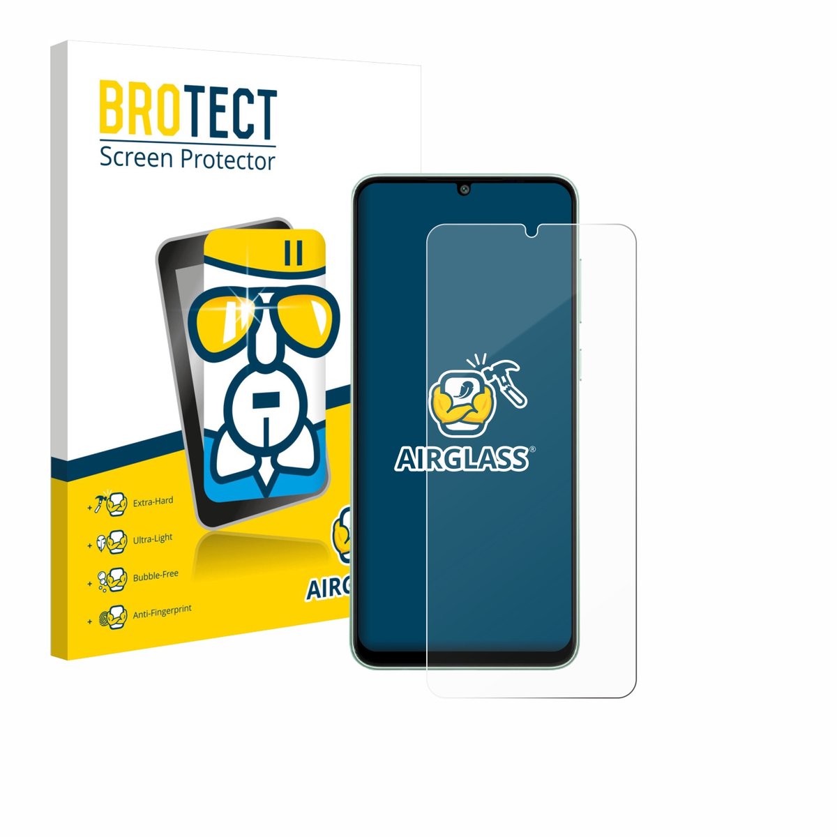 Screenprotector voor Samsung Galaxy M05 Beschermglas transparant