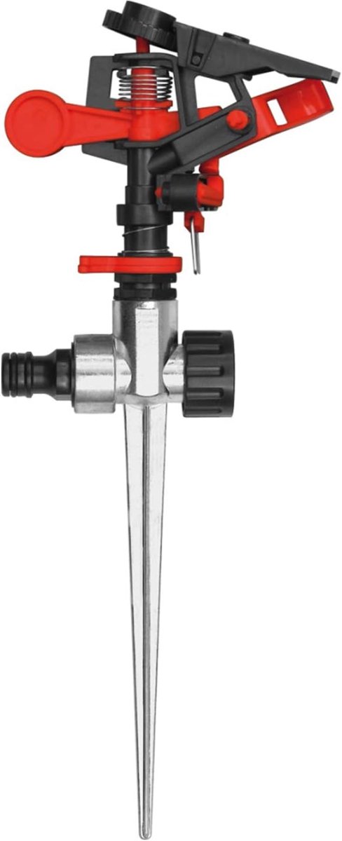 Impuls Sproeier - Gazon Besproeier - Tuin Water Geven - Verstelbare Cirkel - 13x5x30 cm
