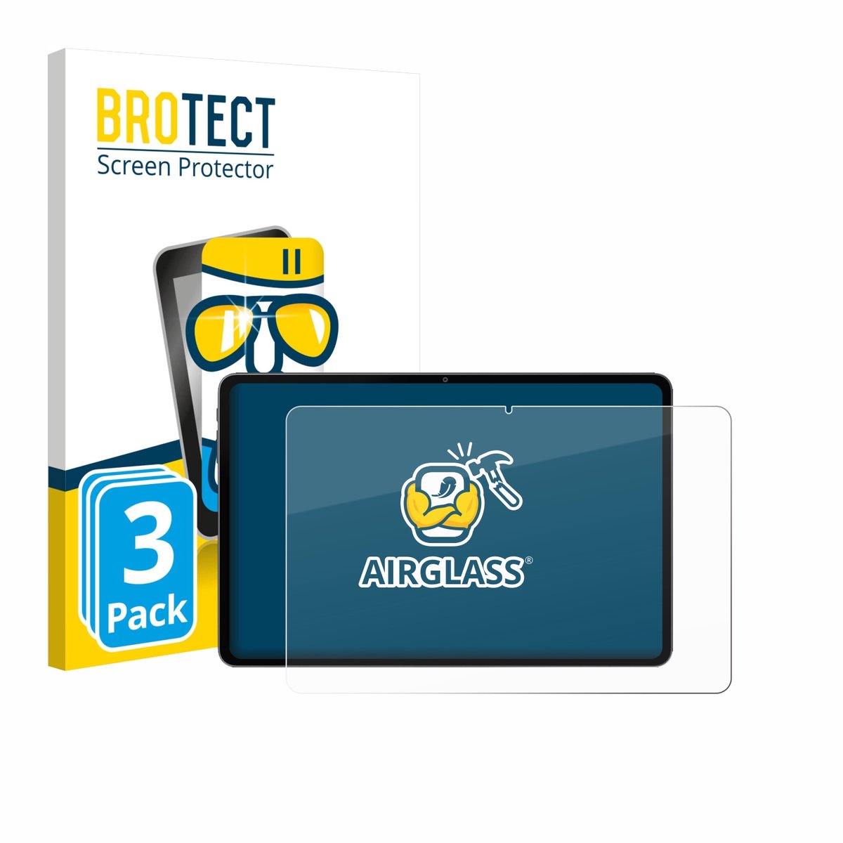 Screenprotector 3 Stuks voor Alldocube iPlay 70 Pad Pro Beschermglas transparant