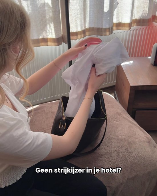 JT Products Fer de Voyage de Luxe - Fer à Vapeur - Pliable - Mini Fer - Fer de Voyage - Fer Vacances - Fer de Voyage Klein