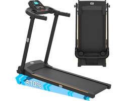 Infinity Goods Loopband - Inklapbaar - Wandelband - 12 Programma’s - Incl. Tablethouder - Hellingsfunctie - t/m 12 km/u