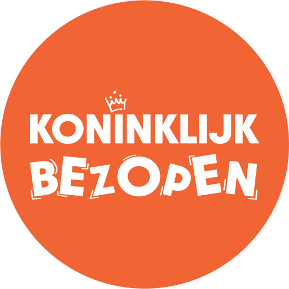 Bierviltjes | Fotofabriek Koningsdag onderzetters | Koningsdag bierviltjes set van 20 stuks | Koninklijk bezopen