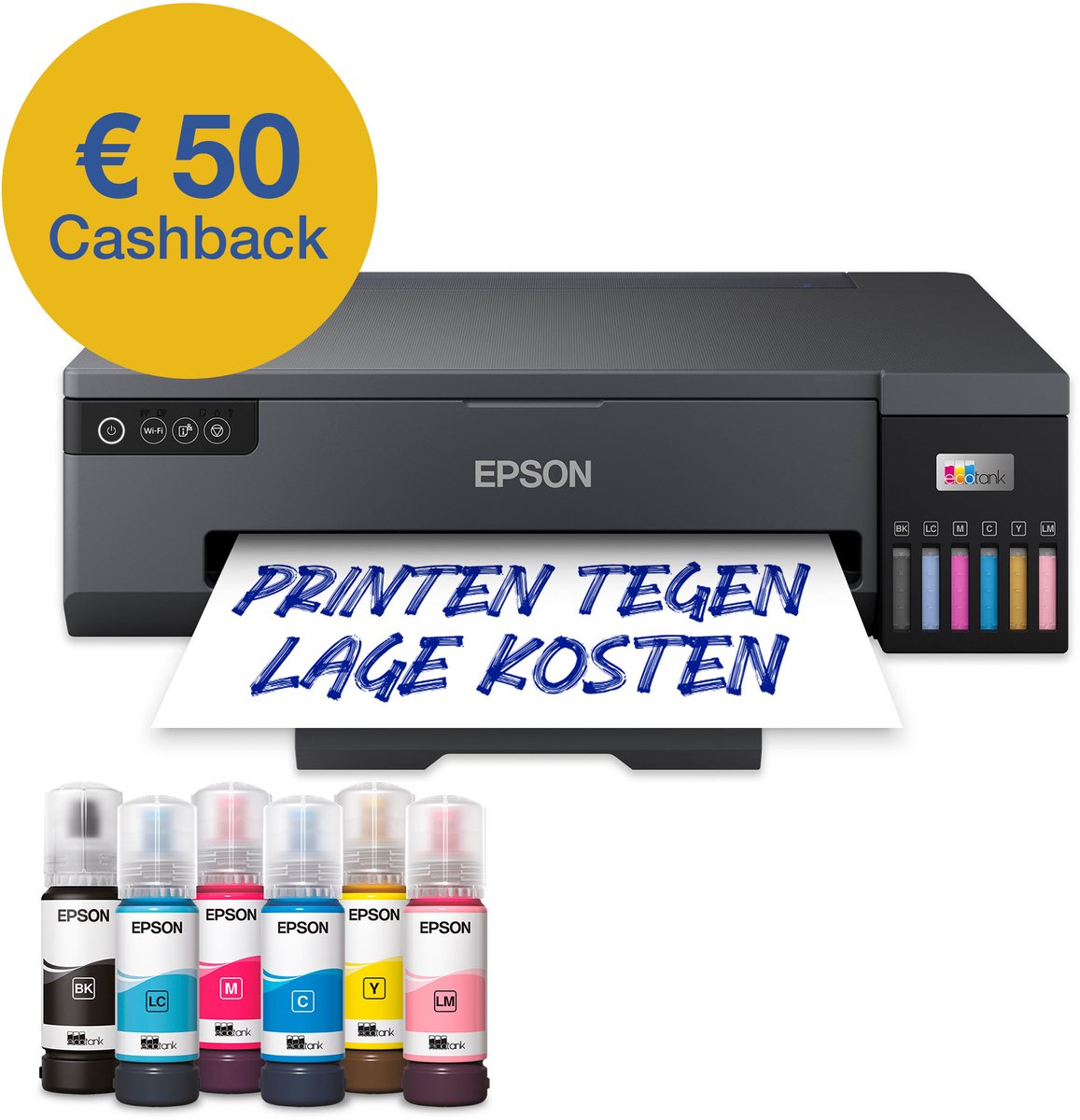 Bol.com Epson EcoTank ET-18100 - Inkttankprinter - Zwart aanbieding