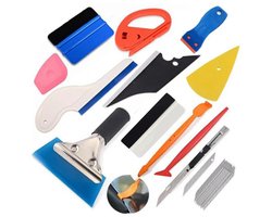 XEOD Ramen blindeer folie gereedschap - Car Wrap Gereeedschapset - Auto Wrappen - 12 Delige Set