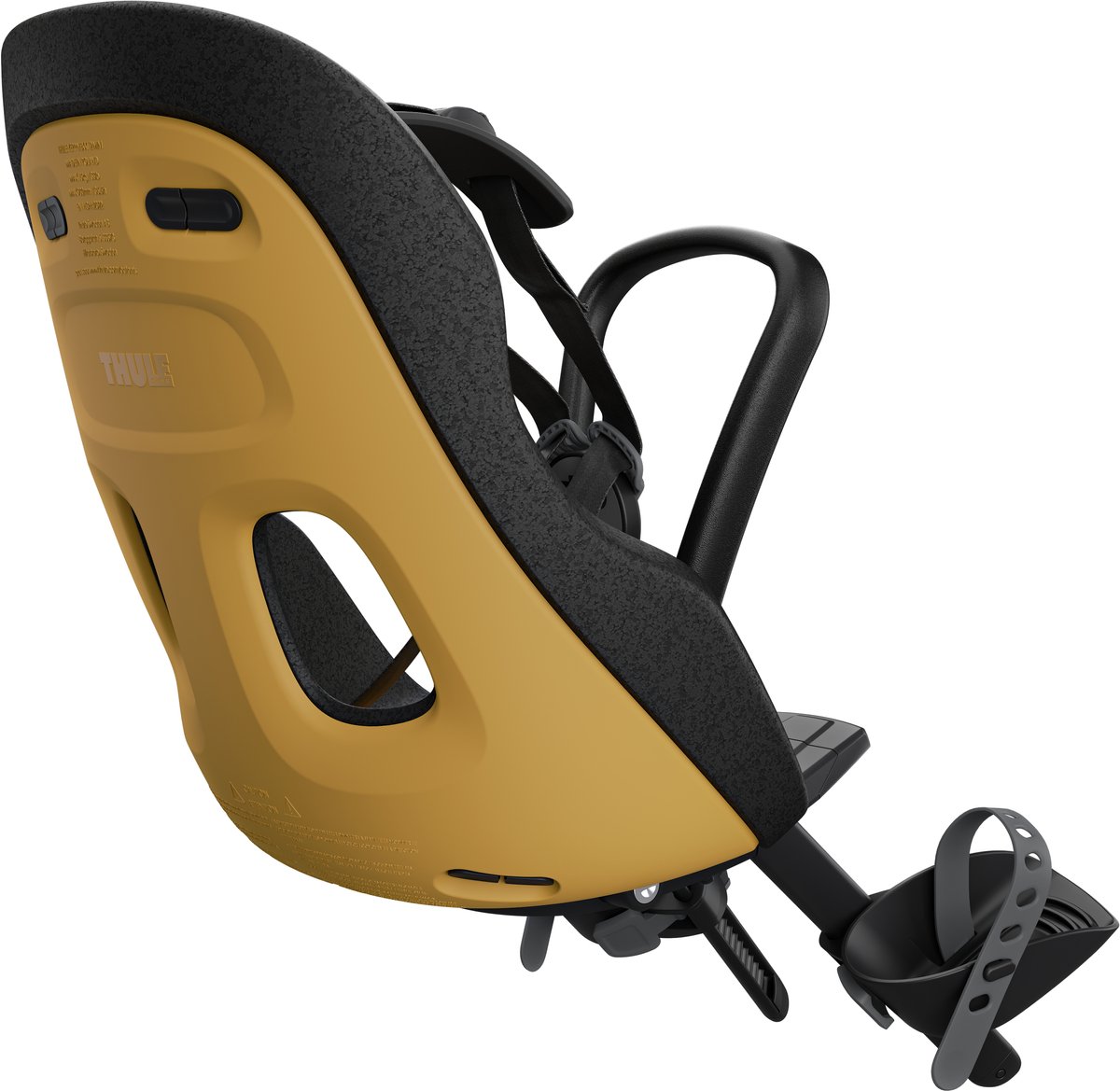 Thule Yepp Nexxt 2 mini - fietsstoeltje - voorzitje - Burnished Yellow thumbnail 3