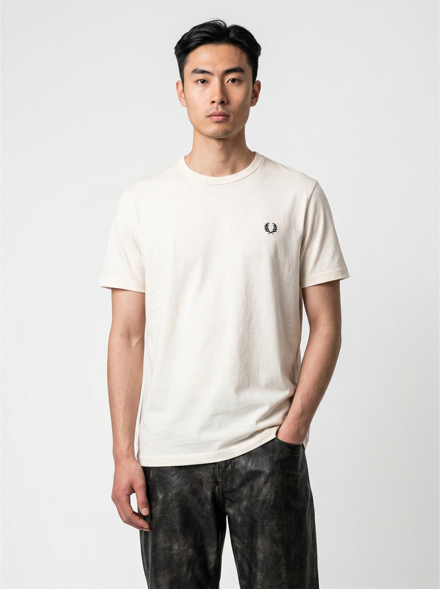Fred Perry t-shirt Beige