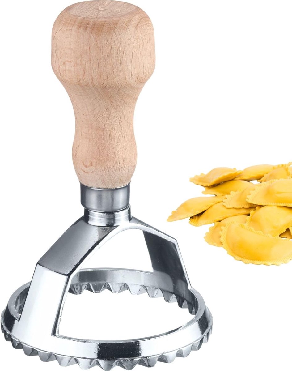 Ravioli Snijder - Deeg Cirkel - Pasta Maken - Gegolfde Rand - Ø 68 mm