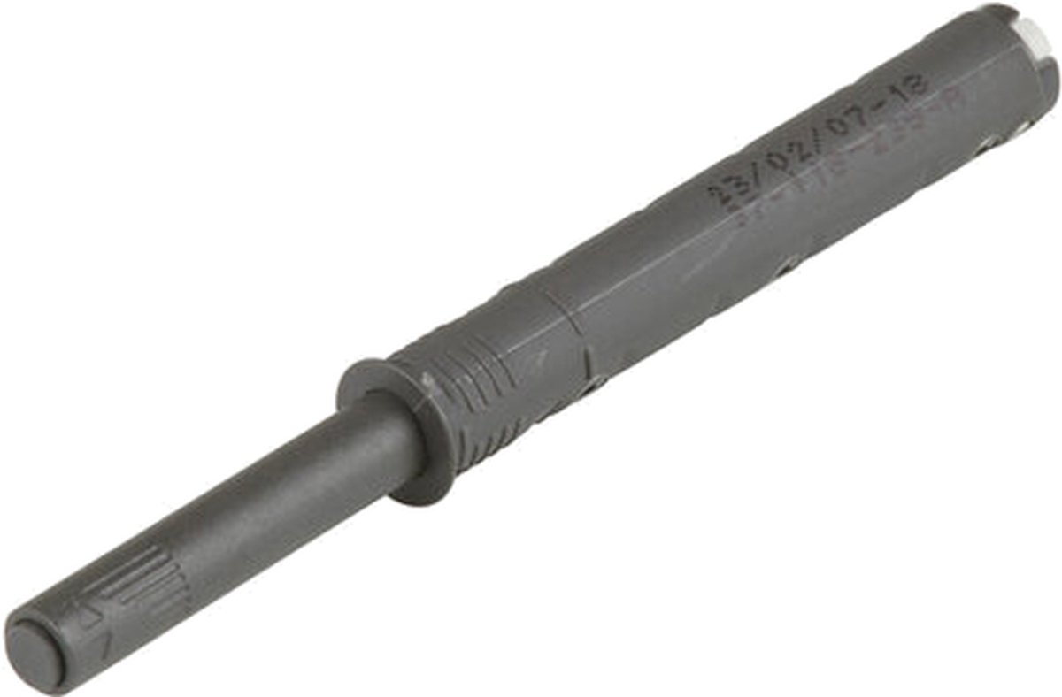 K-PUSH druksnapper met buffer 37 mm antraciet