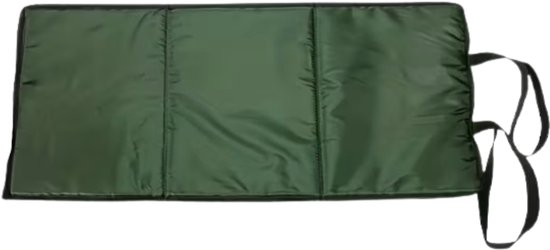 AquaPad® - Onthaakmat - Unhooking Mat - Snoekbaars - Karpervissen - Inclusief Meetlint - Droog zitten tijdens het vissen - Donkergroen - 80x35cm - Ook te gebruiken als zitmat & legmat voor visspullen van Merkloos — afbeelding 4