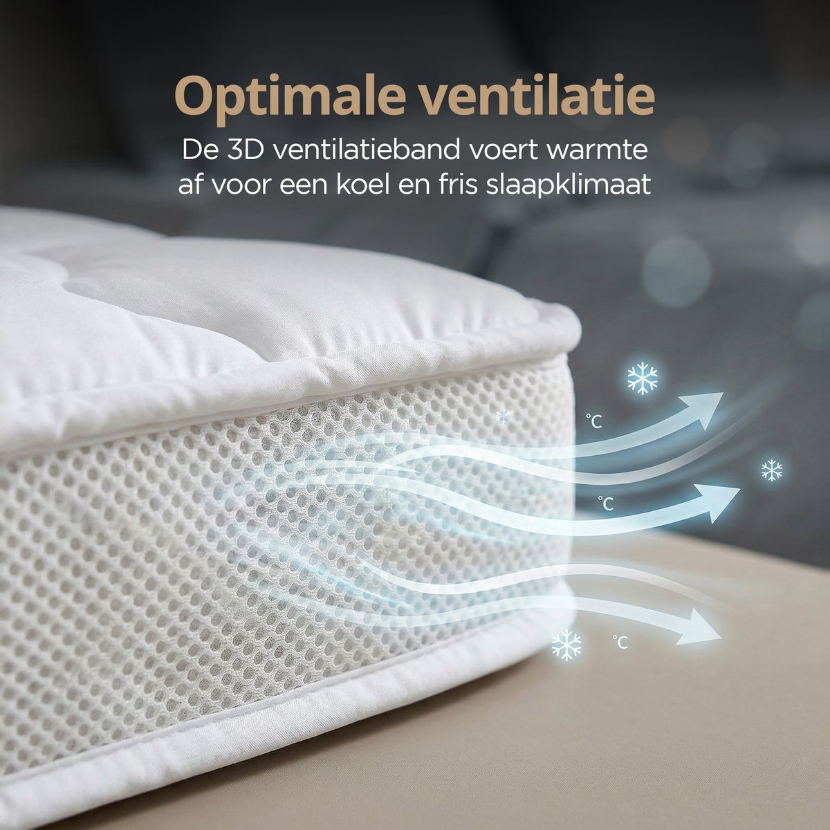 Sleeptime Sleeptime 3D Air Hotel Topper - afbeelding 4