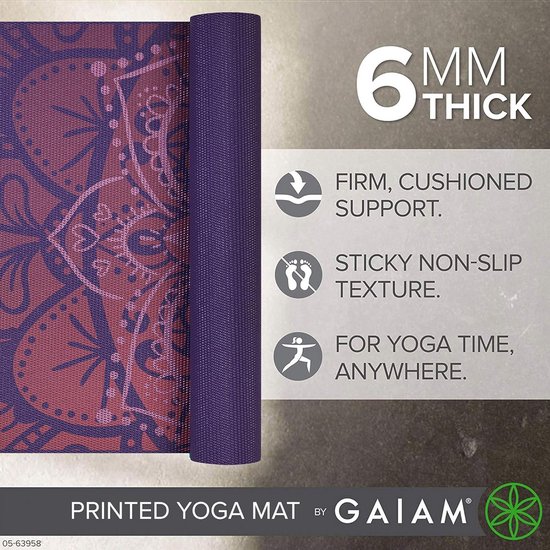 Yogamat Extra Dik - Fitnessmat - Sportmat - sport product van Yogamat — afbeelding 3