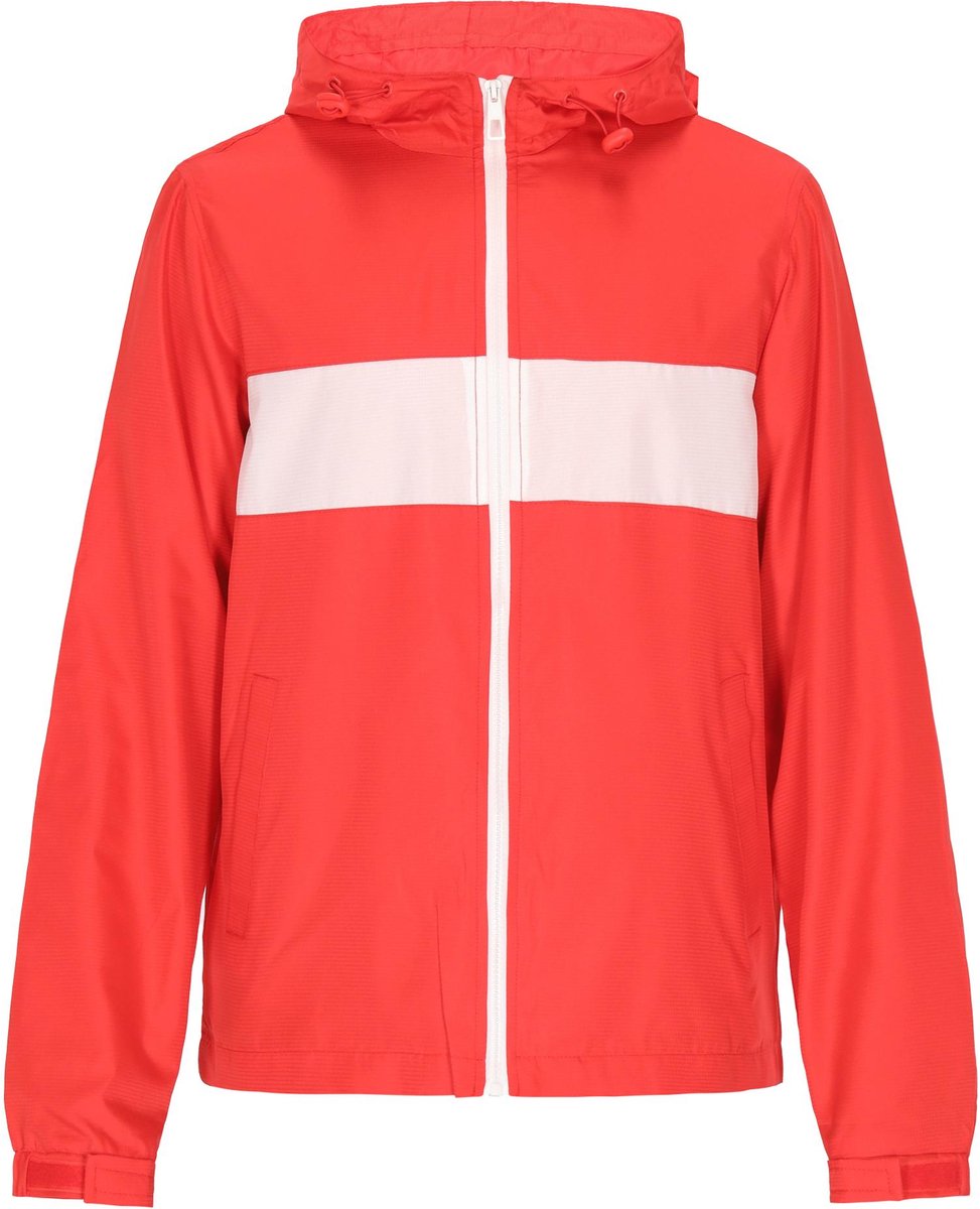 CALEY Jacke Rot Weiss