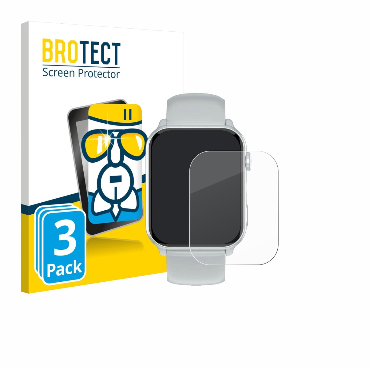 Screenprotector 3 Stuks voor Blackview R30 Max Beschermglas transparant