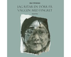 Jag ritar en dörr på väggen med fingret