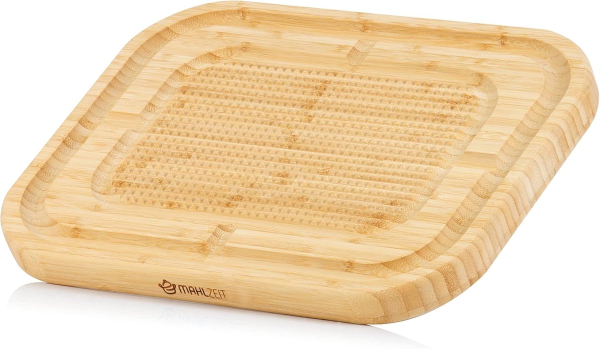 Snijplank Bamboe - Keukenplank Hout - Koken en Serveren - Met Sapgoot - 40 x 30 cm - Bruin