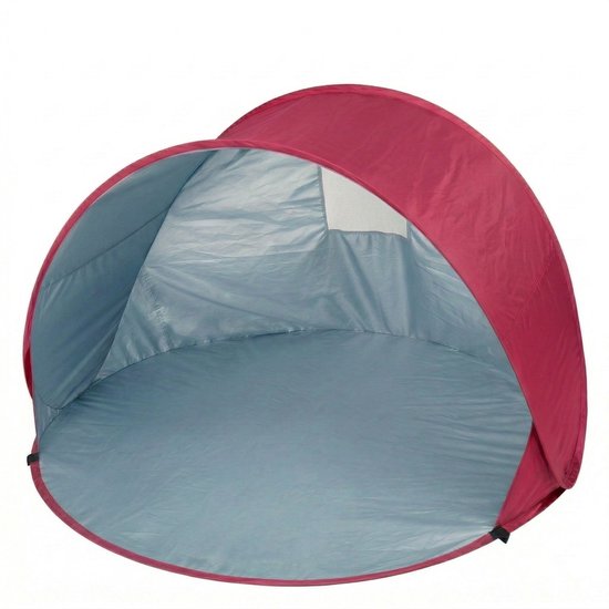Strandtent Pop Up - Roze - Opvouwbaar - UV 50+ bescherming - Incl. Draagtas & Haringen - Geschikt voor 2 volwassenen van Merkloos — afbeelding 3