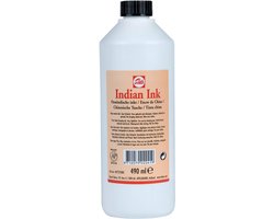 Talens Oostindische Inkt Fles 490 ml Zwart 700
