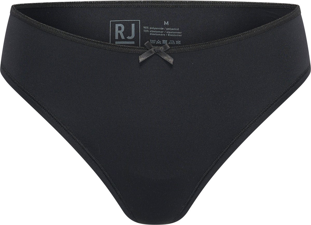 RJ Pure Color Dames String Zwart S