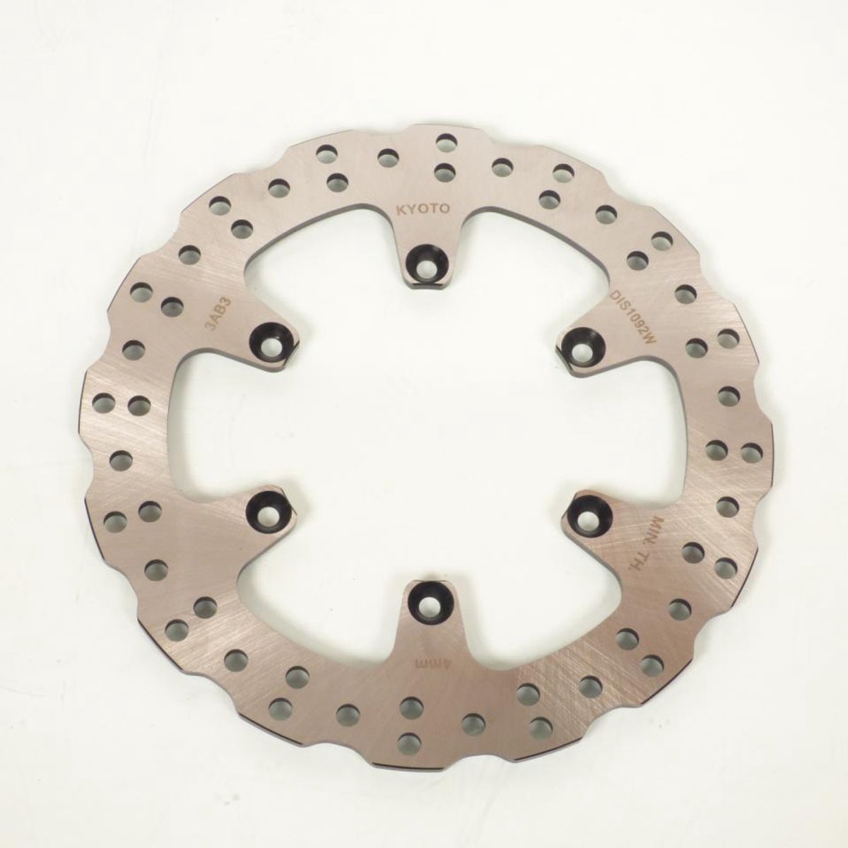 Perftec-achterremschijf voor Kawasaki 200 KDX, bouwjaar 1989 t/m 1994, ø220x101x4,5 mm / achter, nieuw