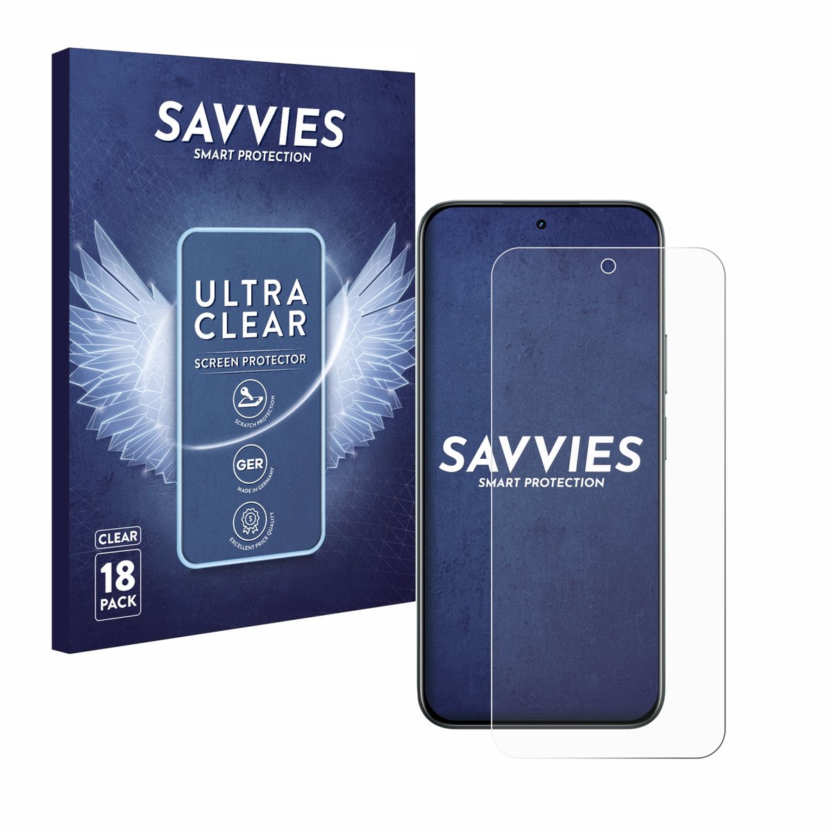 Savvies - Screenprotector voor realme C85 5G - Folie Beschermfolie transparant 18 Stuks