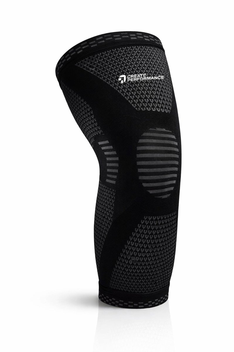 CREATE PERFORMANCE Knie brace - Kniecompressieband - Patella Brace - Knieband - Kniebandage - Maat XL - Zwart