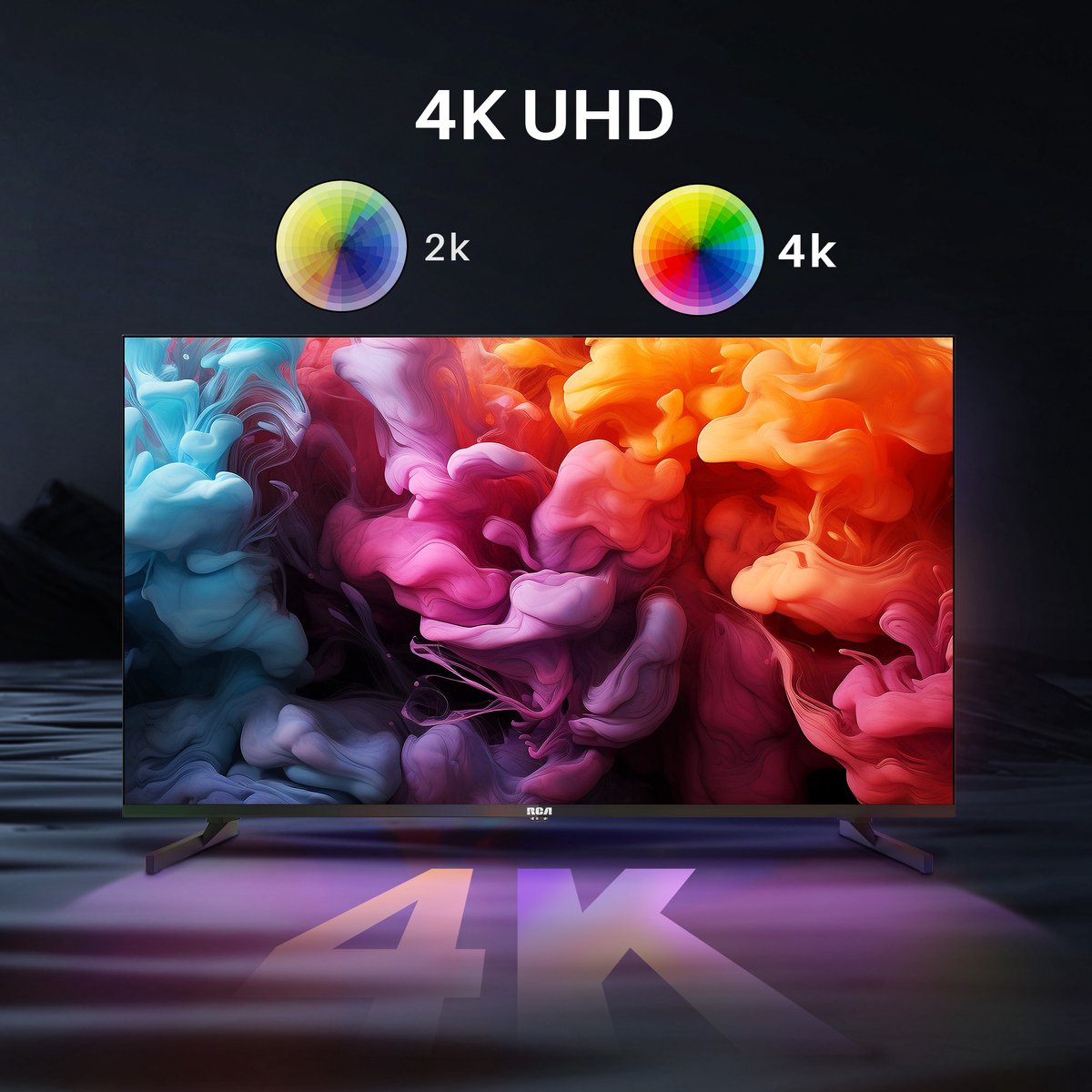 RCA Android Smart TV - QLED 4K Ultra HD - 43 inch/109 cm - Voice