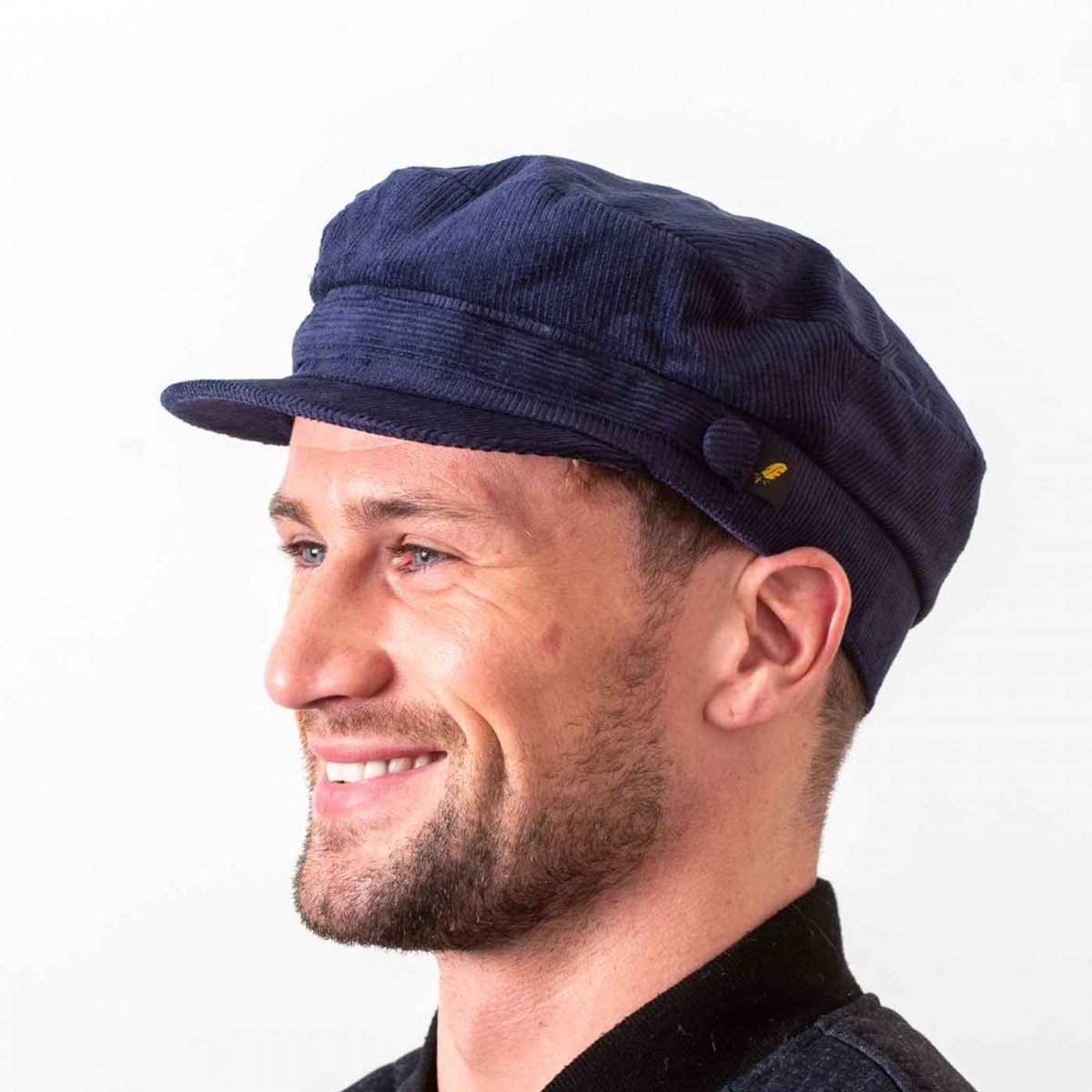 Hatman of Ireland Fisherman / Skipper Cap Corduroy Navy Maat Large (59cm)