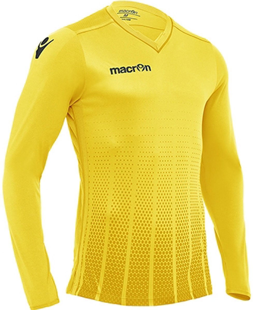 Macron Gemini Keepershirt Lange Mouw Heren - Geel | Maat: S