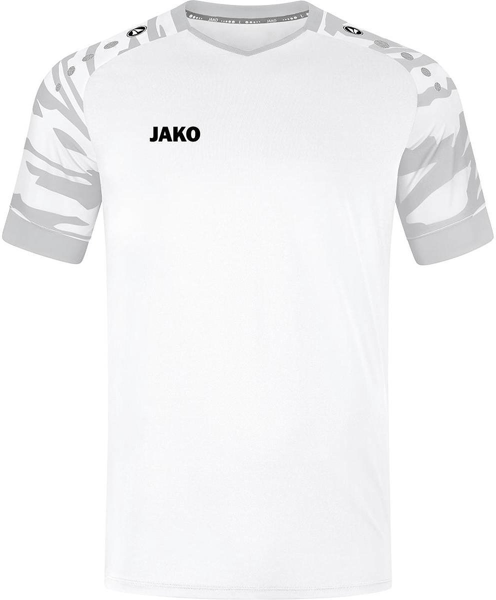 Jako Wild Shirt Korte Mouw Heren - Wit / Zilver | Maat: XL
