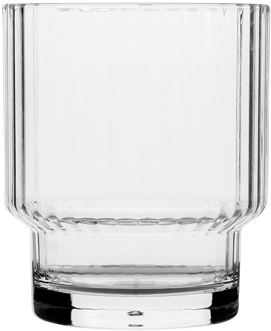 Bo-Camp Waterglas - Brim - Stapelbaar - 285 ml - 4 Stuks van Merkloos — afbeelding 3