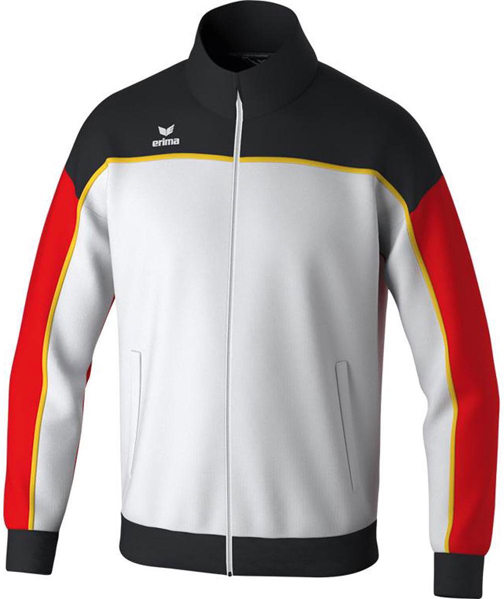 Erima Change Trainingsjack Kinderen - Wit / Zwart / Rood | Maat: 128