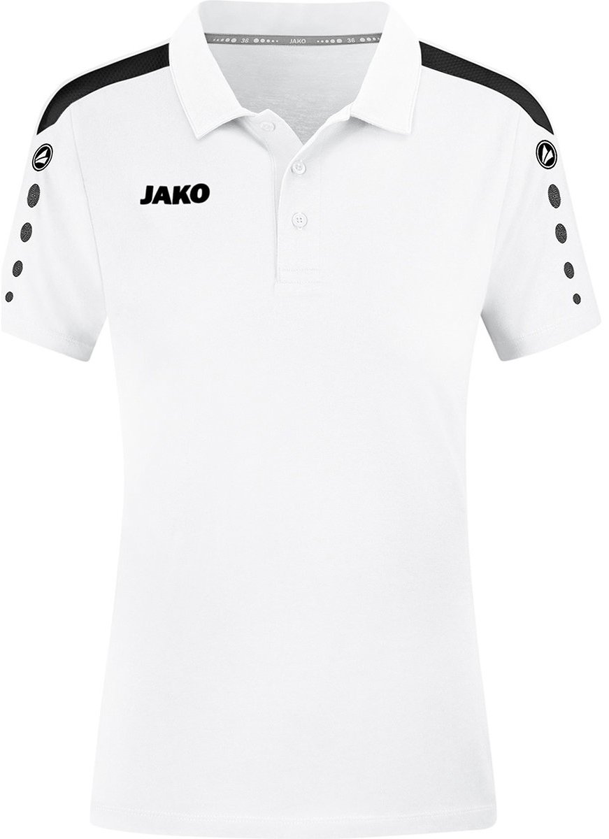 871x1200.jpg JAKO Power Polo Dames Wit Maat 36 - Afbeelding 1