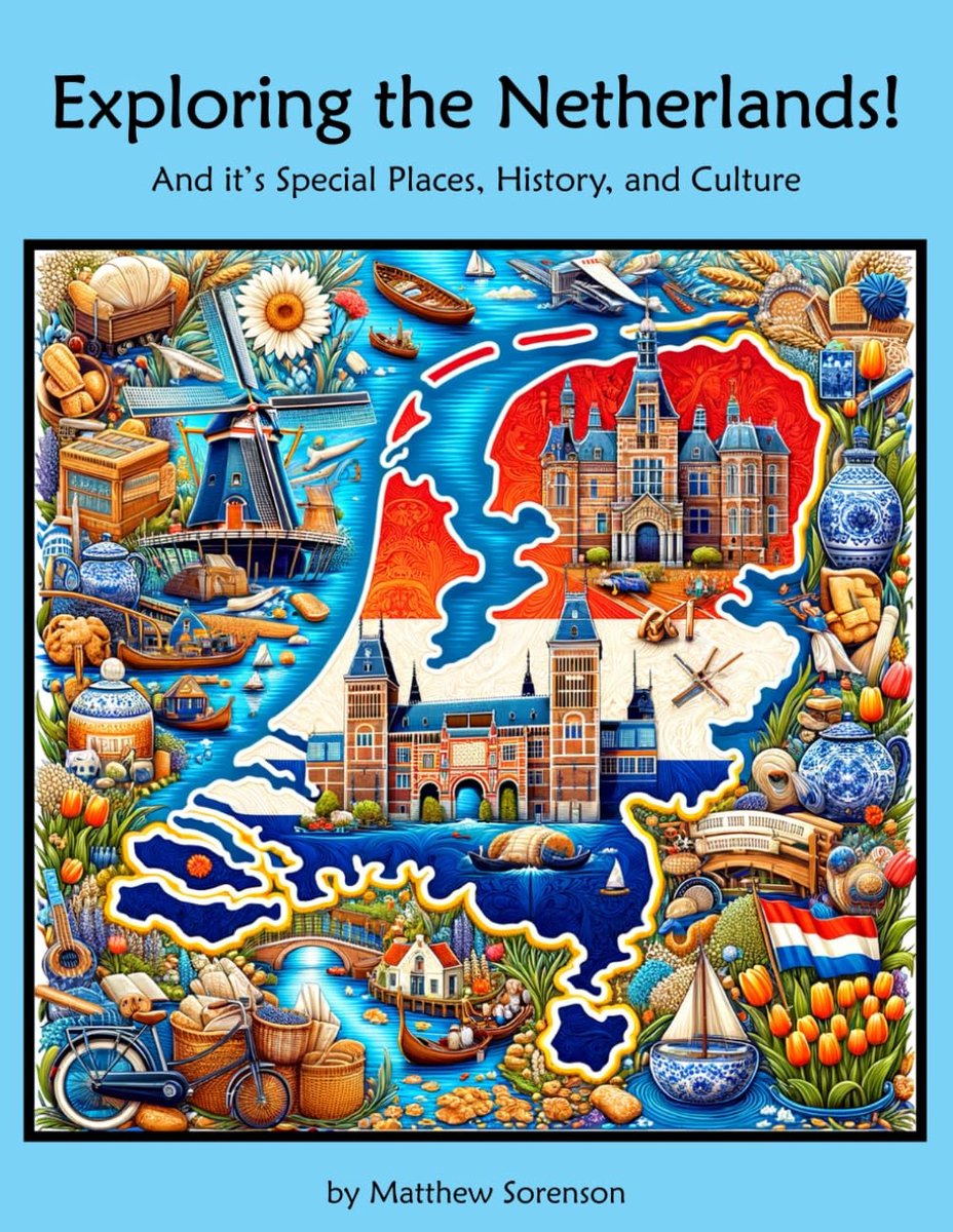 Nederland Werkboek - Kindergids Cultuur - Educatief Ontdekken - Interactieve Activiteiten - 21.59 x 27.94 cm