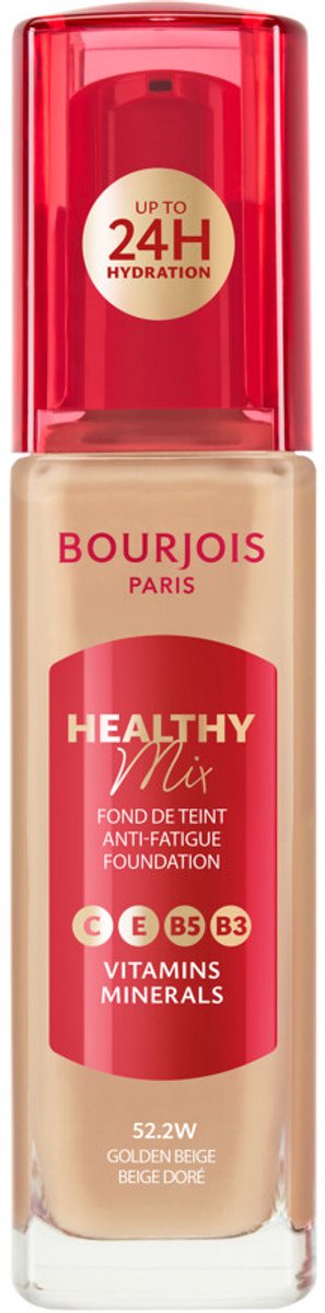 Bourjois Healthy Mix Anti-Fatigue Foundation 52.2W Golden Beige - 30 ml