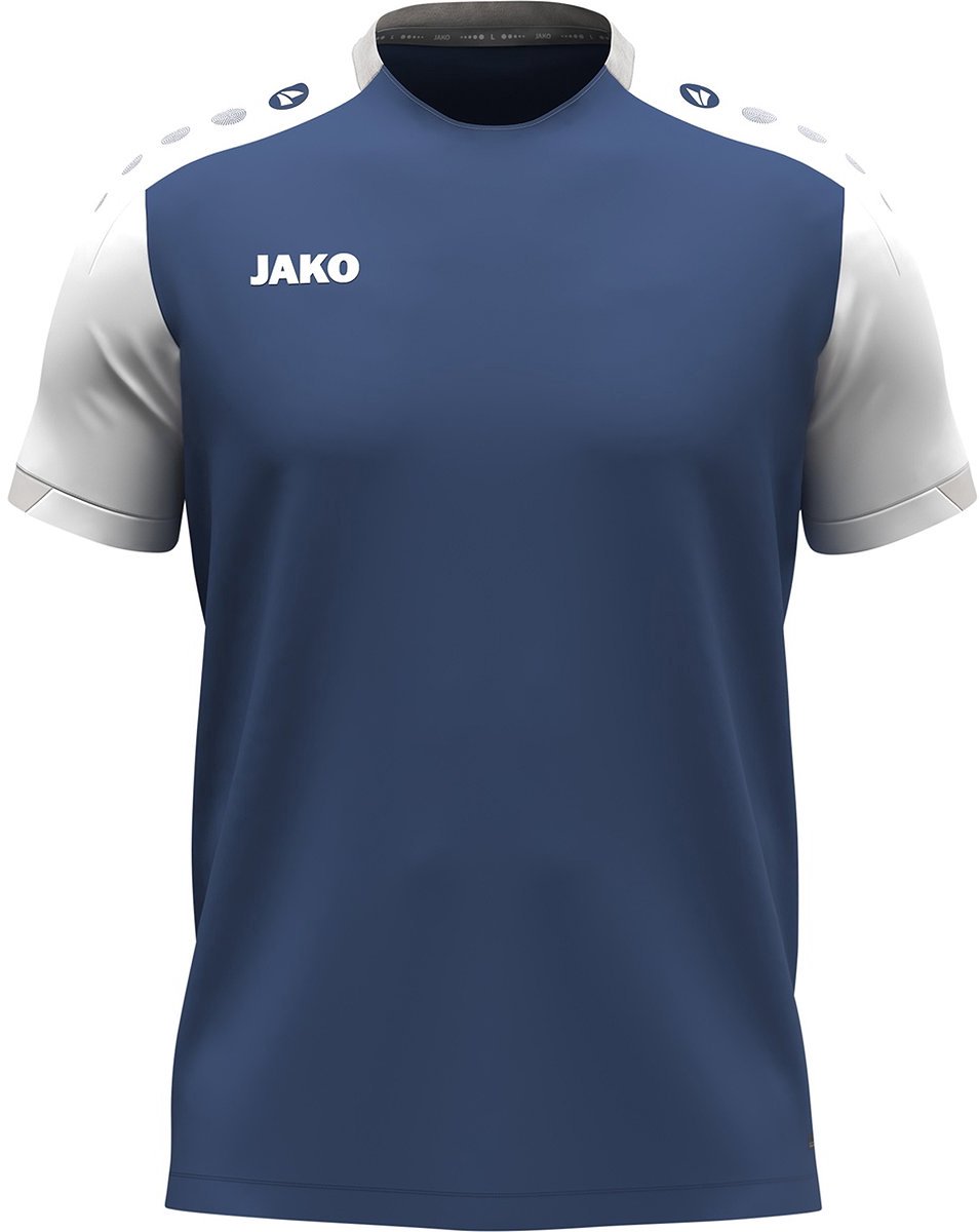 Jako Dynamic T-Shirt Heren - Nachtblauw / Wit / Lichtgrijs | Maat: XXL