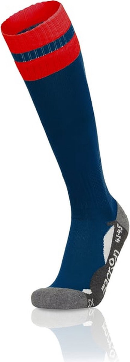 Macron Azlon Voetbalkousen - Marine / Rood | Maat: 39/42