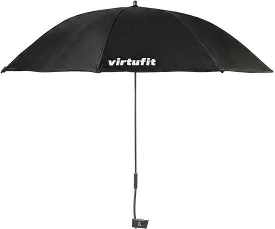 VirtuFit Universele Stoelparasol - Zwart - 105 x 105 x 90 cm - 360 Graden Draaibaar - UV- en weerbestendig - Parasol