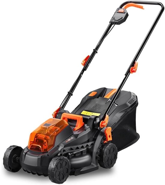 DnA® Grasmaaier Accu - Grasmaaier Elektrisch - Grasmaaier Benzine - Grasmaaier Benzine Zelftrekkend - Zwart - 65cm x 43cm x 41cm