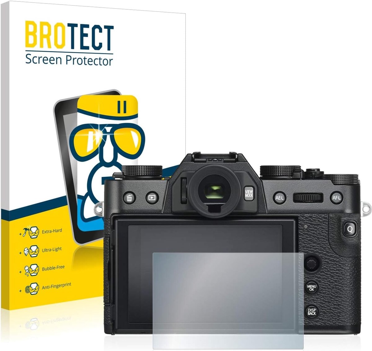 Screen Protector - Beschermfolie Glas - Camera Scherm - 9H Hardheid - 17 x 10.5 cm - Duidelijk