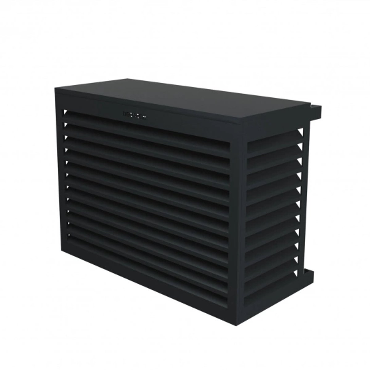 DECOCLIM - Airco omkasting cover buitenunit (H68 x W90 x D45-60) - ombouw - Aluminium - Antraciet (RAL7016) - Small