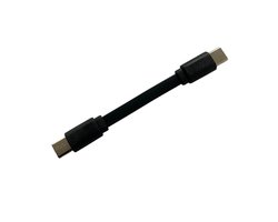 Jumalu USB-C naar USB-C Kabel 10CM – Korte Snellaadkabel USB C naar USB C – Oplaadkabel – geschikt voor Samsung, Xiaomi, iPhone 15 en nieuwer, MacBook & Powerbank – Zwart