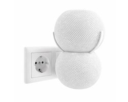 Apple HomePod Mini Muurbeugel Stopcontact – Wandhouder Stopcontact Speaker Mount met Kabelmanagement – Slimme HomePod Mini Houder voor Stopcontact – Ruimtebesparende Wandmontage Accessoire Smart Home Speaker