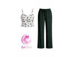 Rest - Reset Loungewear set Dark green - Donker Groen