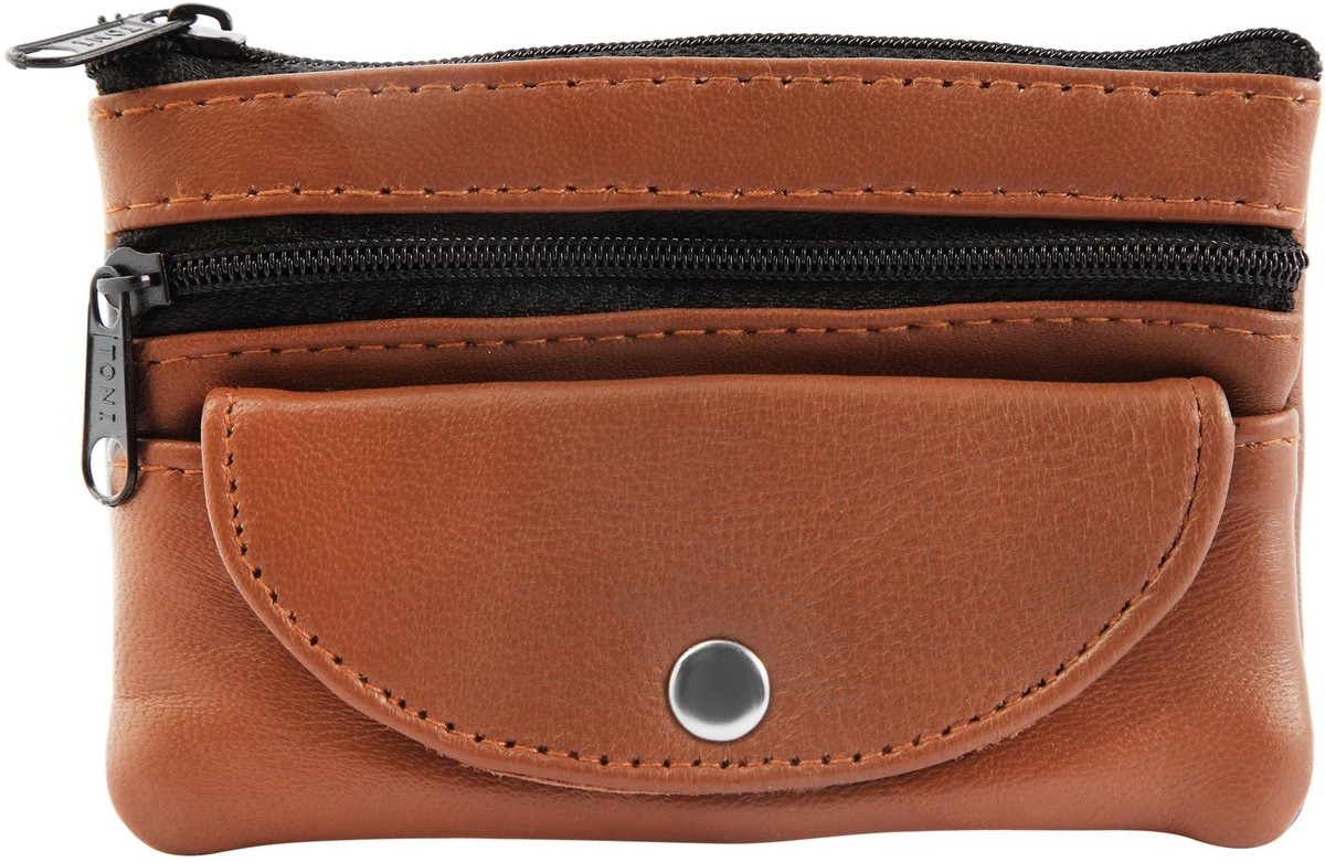EXCELLANC Excellanc Unisex Portemonnee EX0465 Excellanc sleuteletui van echt leer