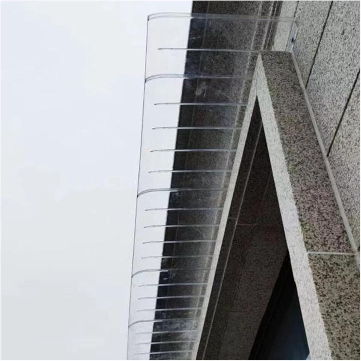 Luifel Polycarbonaat - Overkapping Veranda - Bescherming Buiten - Weerbestendig Lichtgewicht - 50x100cm - Transparant