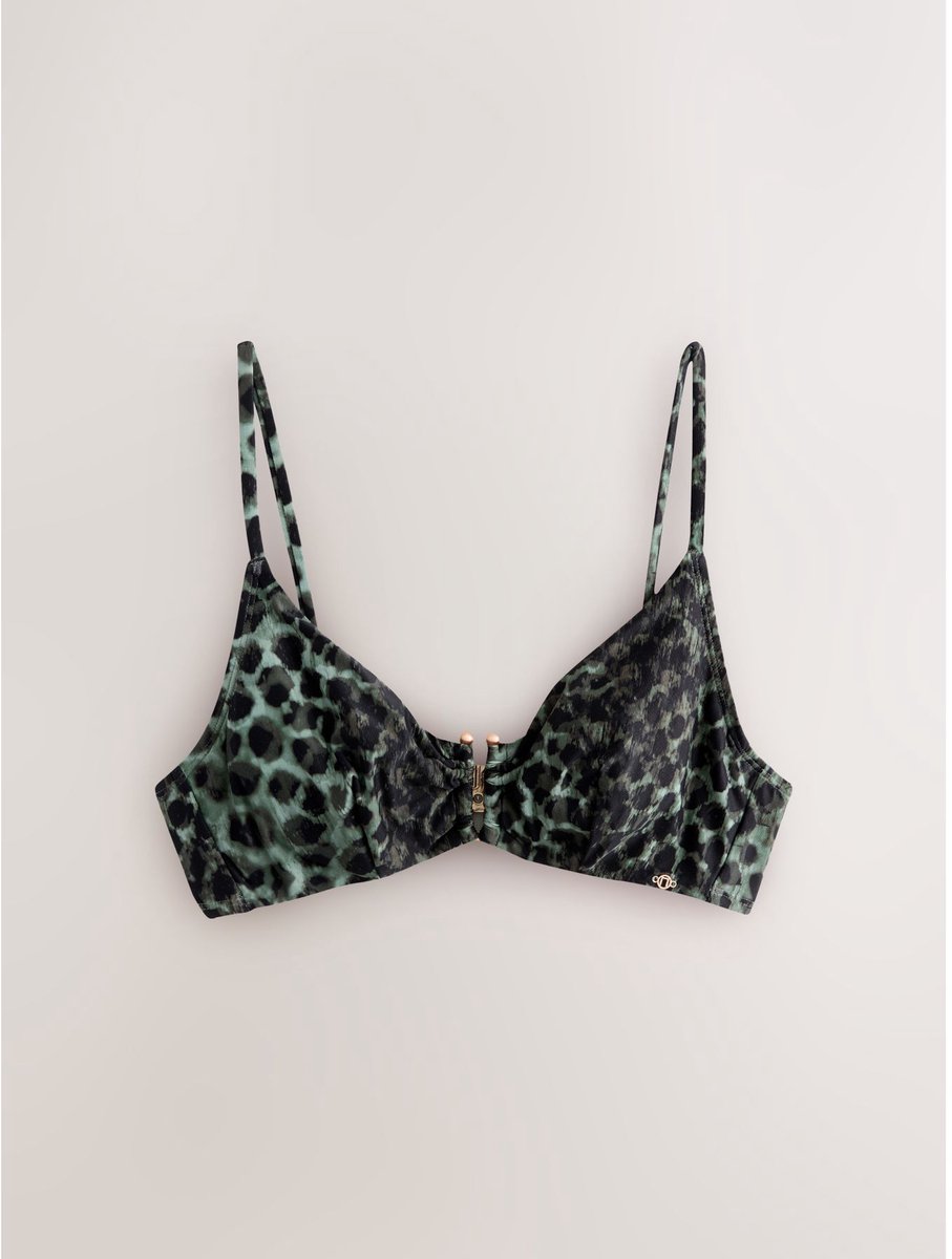 Next - Dames - Bikinitop met beugel en zonder vulling - Groen