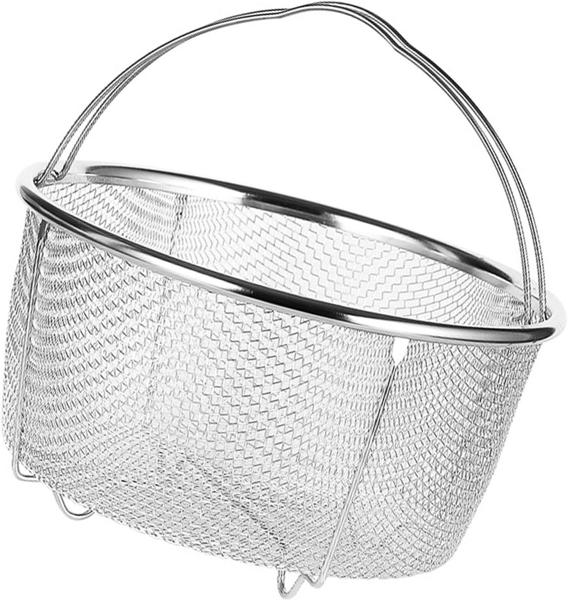 Stoommand Mesh Roestvrij Stalen Pot Gezond Koken Gemakkelijk Schoon Te Maken 20 cm Doorsnede